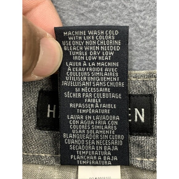 Hang Ten Bermuda Casual Shorts Mens Size 36X9 Khaki Slash Pockets Poly Blend - Picture 11 of 16